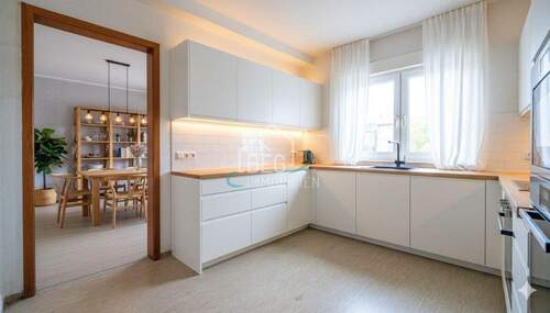 Küche virtuell möbliert - 