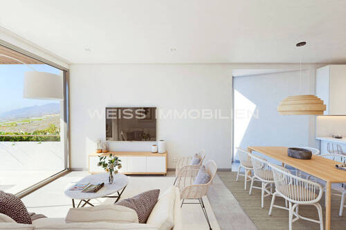 Offenes Wohnzimmer - 3 Zimmer Etagenwohnung in Teneriffa