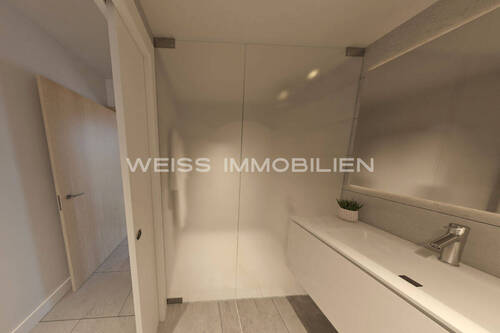 Geräumige Duschkabine - 