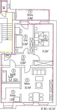 Bild 5 - Etagenwohnung mit 66,20 m² in Plauen zur Miete