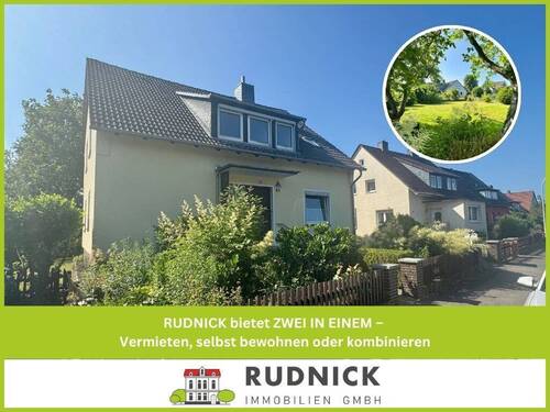 RUDNICK bietet ZWEI IN EINEM - RUDNICK bietet ZWEI IN EINEM - Vermieten, selbst bewohnen oder kombinieren
