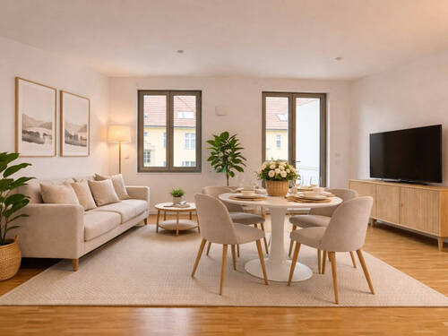 Living room - 2 Zimmer Etagenwohnung in Berlin