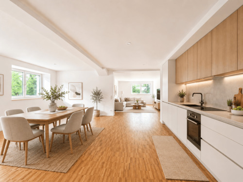 WG1 Küche_Ess Visualisierung.png - 5 Zimmer Einfamilienhaus in Vöhrenbach