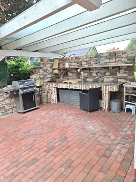 überdachte Outdoorküche - 