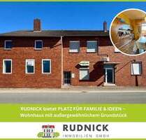 RUDNICK bietet PLATZ FÜR FAMILIE & IDEEN - Wohnhaus mit außergewöhnlichem Grundstück - Wunstorf Idensen