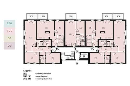 Übersicht Obergeschoss - 