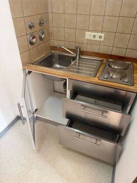 Pantryküche - Etagenwohnung mit 35,00 m&sup2; in Erlangen zur Miete