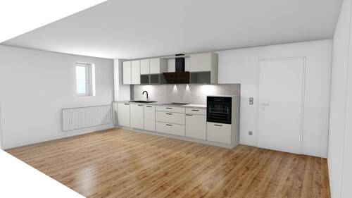 Ansicht 2 -- Einbauküche V2.JPG - 2 Zimmer Etagenwohnung zur Miete in Pößneck