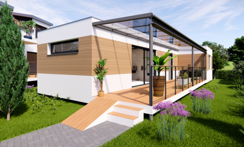 T-Cube I 68,44 qm - NEUBAUPROJEKT I T-Cube I Moderne Holzmodulhäuser in Ernsgaden