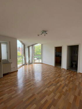 Wohn-/Schlafraum - Exklusives Appartement mit EBK in Manching inklusive TG-Stellplatz
