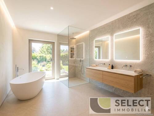 Beispiel Bad KI generiert - Etagenwohnung mit 228,00 m&sup2; in Saarbrücken zum Kaufen