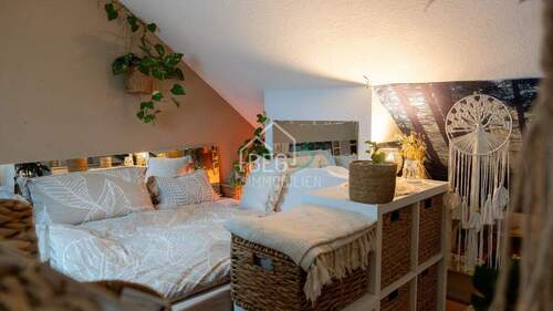 Schlafbereich - 1 Zimmer Etagenwohnung zum Kaufen in Köngen