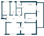 Grundriss nach Renovierung.jpg - 4 Zimmer Etagenwohnung in Hamburg