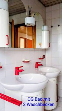 Wo 2 Bad mit DU+BW, Doppelwaschtisch - 