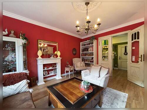 Wohnzimmer - Zentral wohnen mit Komfort - sanierte 3-Zimmer-Wohnung mit Erbbaurecht im Herzen von Borken