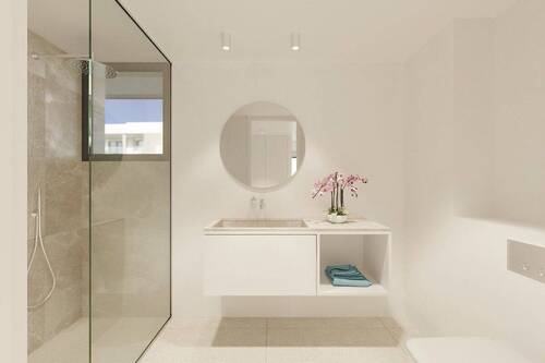 Modernes Badezimmer - 4 Zimmer Etagenwohnung in Campos