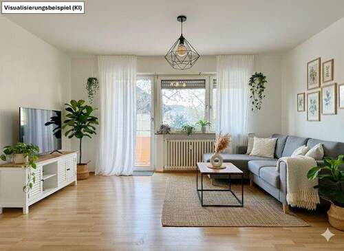 Wohnzimmer - 3 Zimmer Etagenwohnung in Ingolstadt