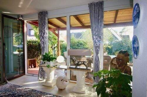Blick zur neuen Terrasse - 