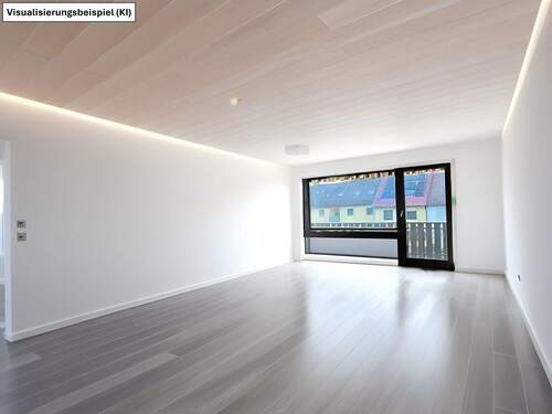 Wohnzimmer 2 - Visualisierungsbeispiel - 3 Zimmer Etagenwohnung zum Kaufen in Gunzenhausen