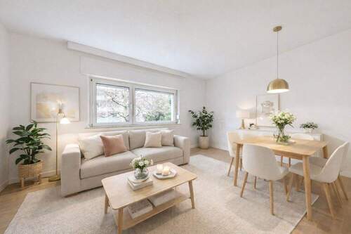 Wohn-Essbereich Visualisierung - 4 Zimmer Reihenendhaus in Frankfurt am Main