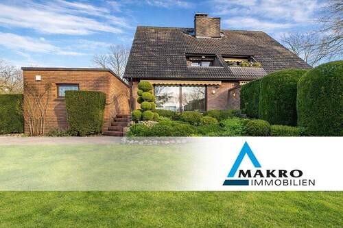 Hausansicht - 3D VIRTUAL TOUR - vor den Toren Hamburgs: Doppelhaushälfte in Halstenbek