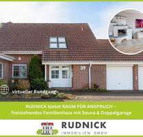 RUDNICK bietet RAUM FÜR ANSPRUCH - freistehendes Familienhaus mit Sauna & Doppelgarage - Wunstorf