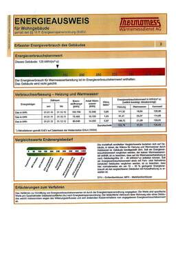 Energieausweis - 2 Zimmer Etagenwohnung in Hartmannsdorf