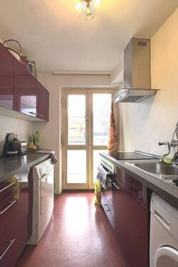 Küche mit Zugang Balkon WHG. 1 - 