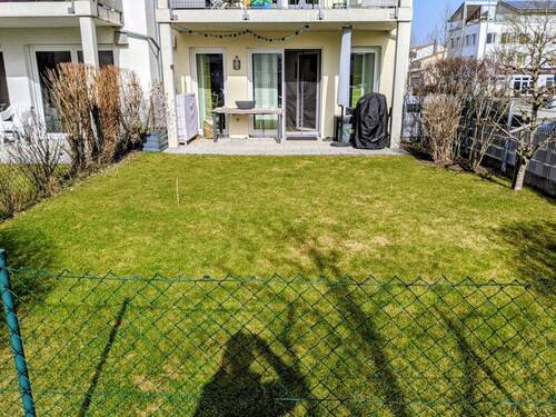 Südterrasse und Garten - 3 Zimmer Terrassenwohnung in Ingolstadt