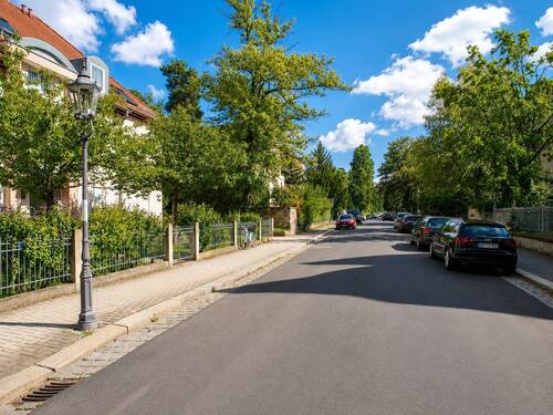 Blick in die Straße - 