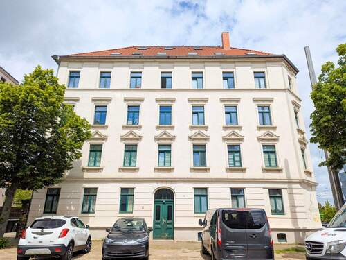 Vorderansicht - 2 Zimmer Etagenwohnung zum Kaufen in Leipzig