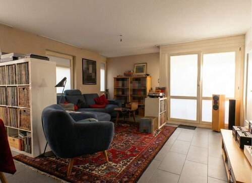 Wohnzimmer bearbeitet - 2 Zimmer Etagenwohnung zum Kaufen in Vaihingen