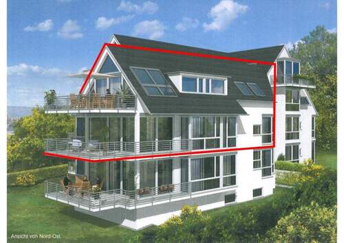 Ansicht_NEU - 8 GARAGEN Plätze ! Exklusive Maisonettewohnung mit TRAUM-Aussicht PROVISIONSFREI