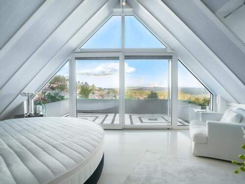 Schlafzimmer - Etagenwohnung mit 226,00 m&sup2; in Stuttgart zum Kaufen