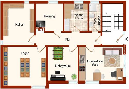 Gartengeschoss - 