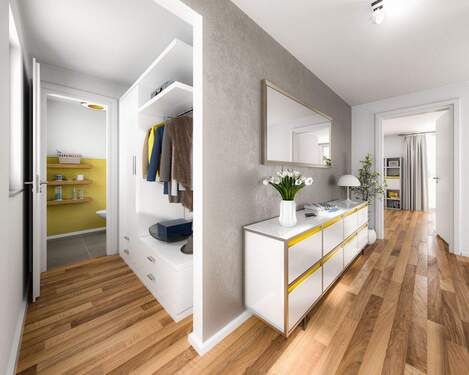 Raumwunder-100-Flur - 2 Zimmer Etagenwohnung in Osloß