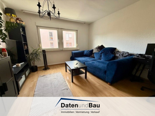 Wohnzimmer.png - Gut aufgeteilte, helle 2 Zi.-Whg. auf 56m² und großem Balkon