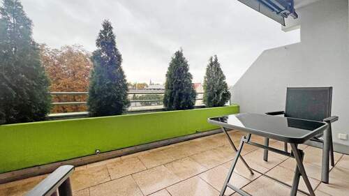 Westbalkon mit Abendsonne - 