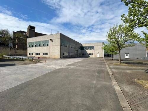 Gebäudeansicht Hallenfläche - Große Gewerbehalle im Herzen Remscheids