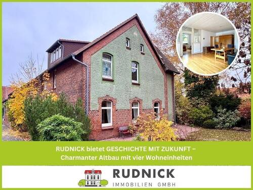 RUDNICK bietet GESCHICHTE MIT ZUKUNFT - RUDNICK bietet GESCHICHTE MIT ZUKUNFT - Charmanter Altbau mit vier Wohneinheiten