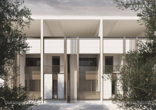 Außenansicht der Immobilie - Hochwertig ausgestattetes Townhouse im Keturah Reserve Projekt in Dubai