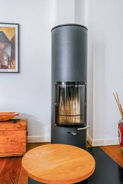 Echtholzkamin im Wohnbereich - 