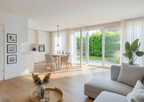 Erdgeschoß_Wohnen, Kochen und Essen_ NEU_Variante_Änderung - Das Hoffmanns - Neubauwohnungen in Stelle