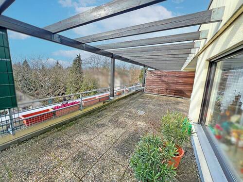 Terrasse - 2 Zimmer Etagenwohnung in Weinheim