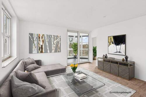 Visualisierung Wohnzimmer - Leben am Puls der Hauptstadt 5 Zimmer, bezugsfrei mit Lift