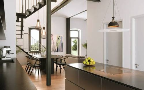 Offene Wohnküche Visualisierung - 