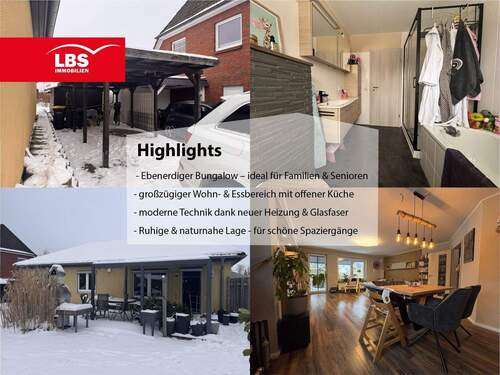 Highlights - 4 Zimmer Bungalow in Westergellersen