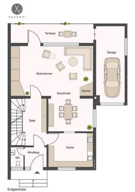 Aufteilung EG - 