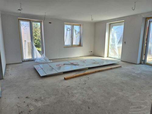 offener Wohn-Essbereich - Schöne Single-Wohnung im Zentrum von Carolinensiel - Erstbezug!