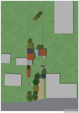 Lageplan Gartengrundstück/Bauland Friedenstraße - 